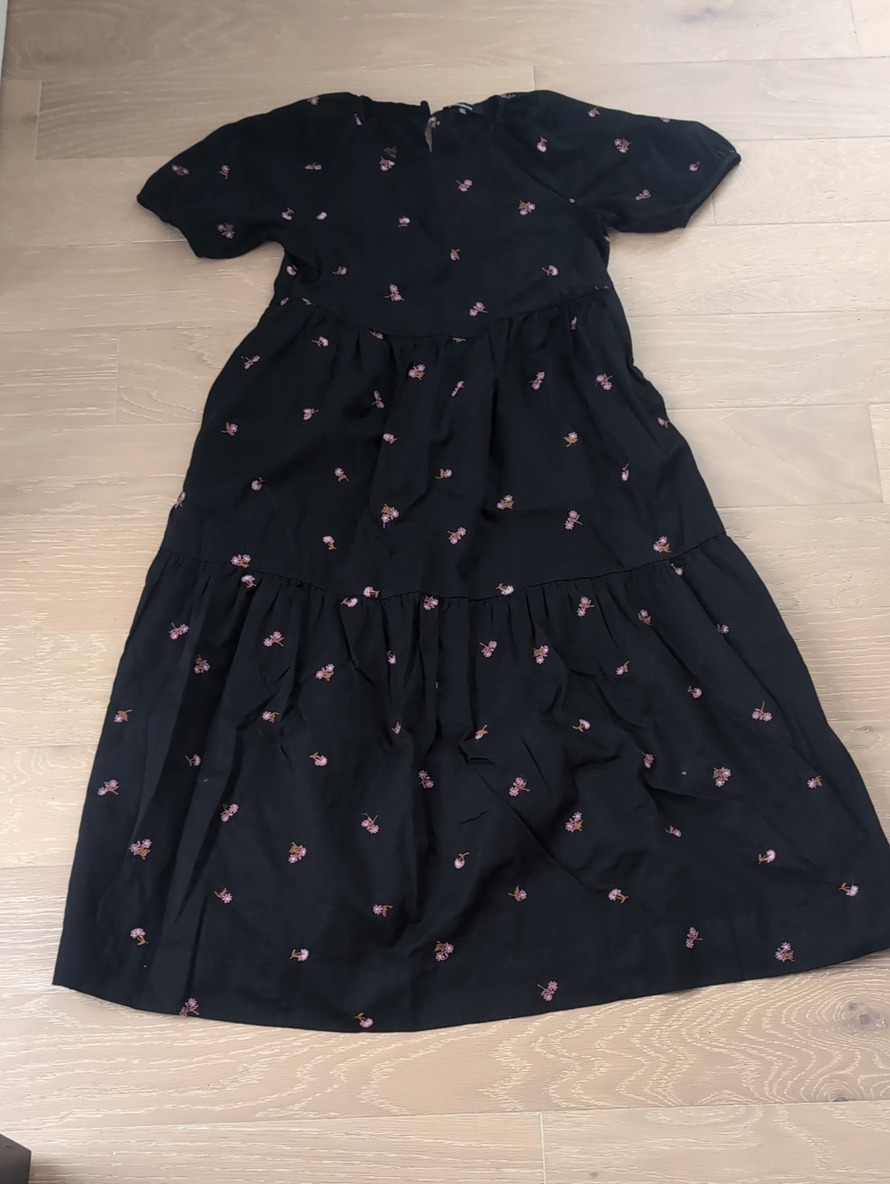 Madewell Cattail Tiered Dress - Picture 3 of 7